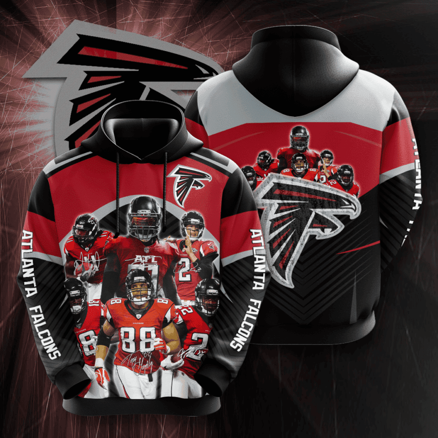 Atlanta Falcons 3D All Over Print Hoodie, Zip Hoodie