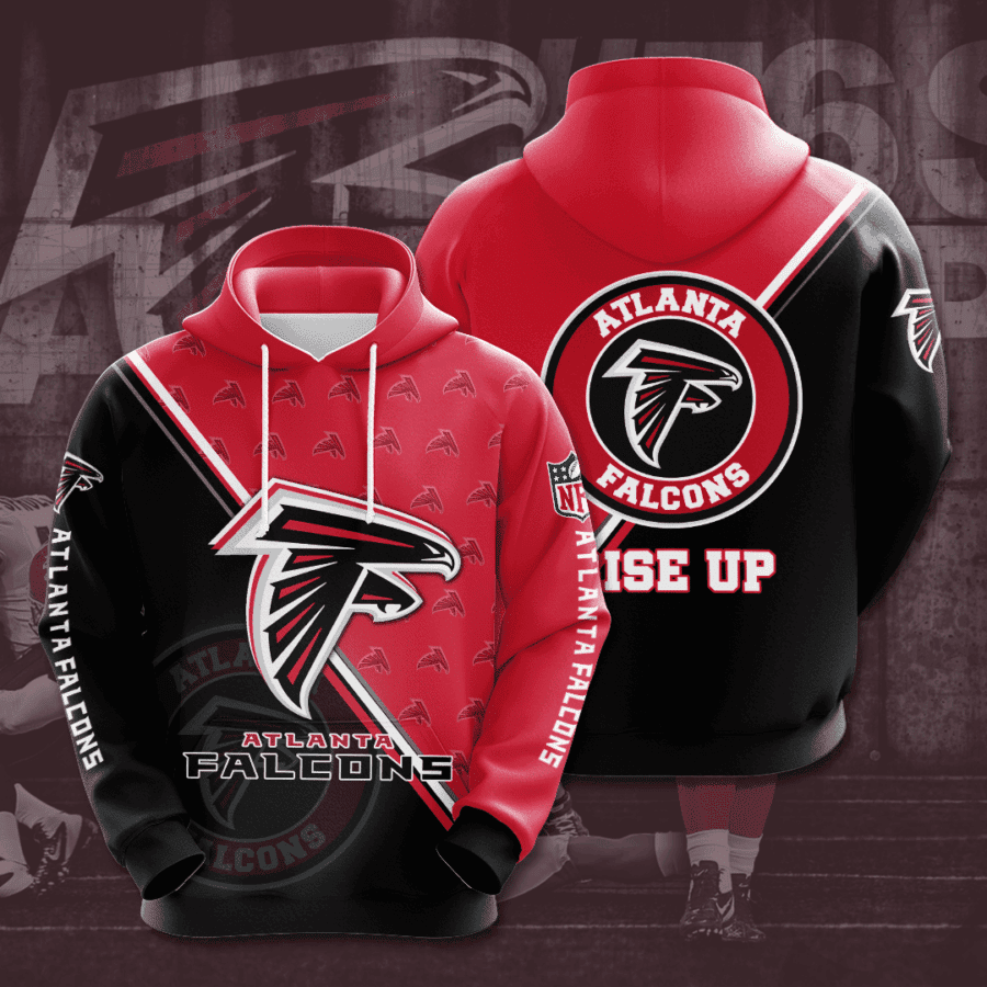 Atlanta Falcons 3D All Over Print Hoodie, Zip Hoodie