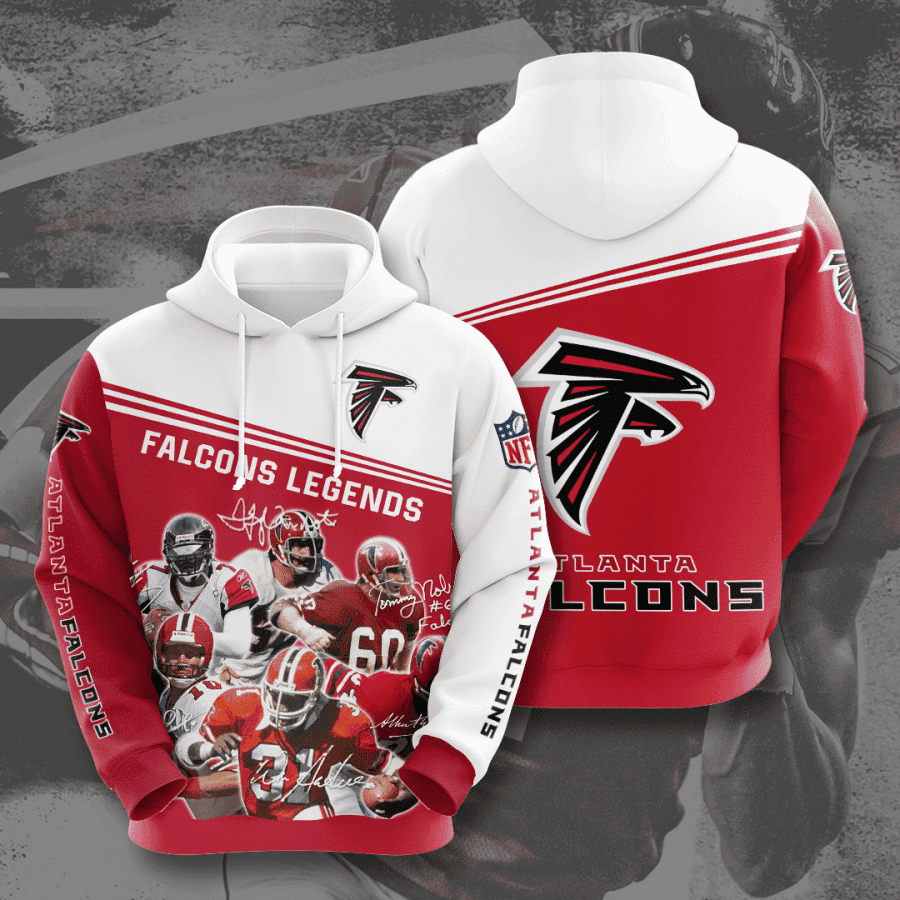 Atlanta Falcons 3D All Over Print Hoodie, Zip Hoodie