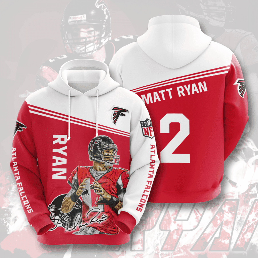 Atlanta Falcons 3D All Over Print Hoodie, Zip Hoodie