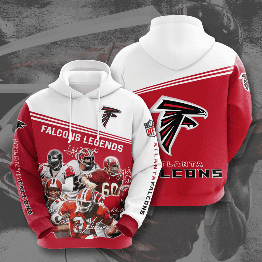 Atlanta Falcons 3D All Over Print Hoodie, Zip Hoodie