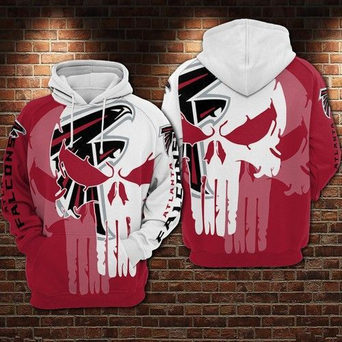 Atlanta Falcons 3D All Over Print Hoodie, Zip Hoodie
