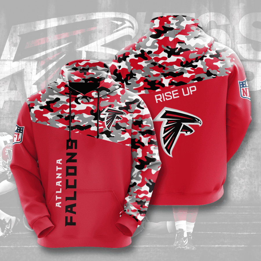 Atlanta Falcons 3D All Over Print Hoodie, Zip Hoodie