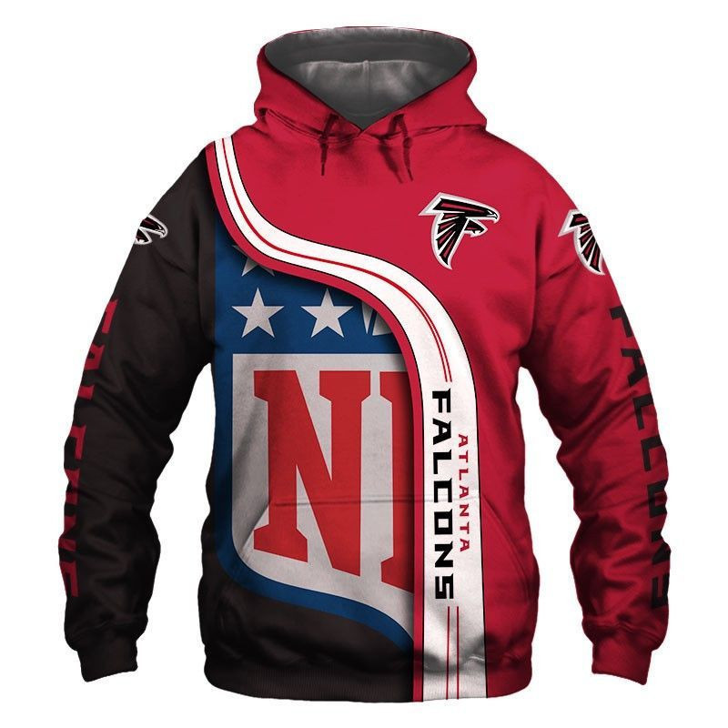 Atlanta Falcons 3D All Over Print Hoodie, Zip Hoodie