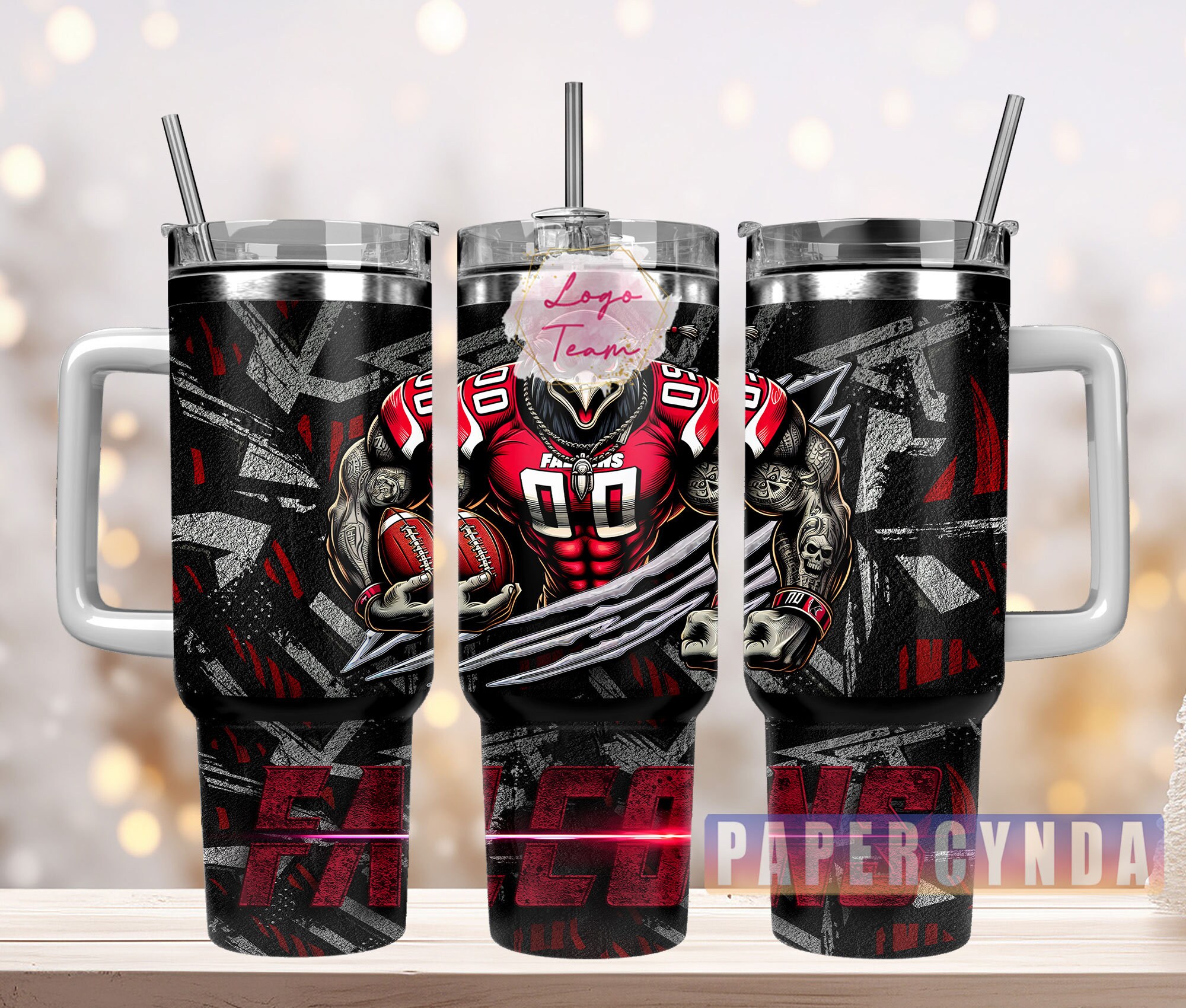 Atlanta Falcons Custom Stanley Cup 40 oz 30 oz Tumbler With HandleTVC2301840