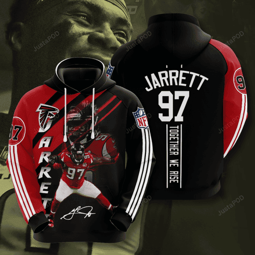 ATLANTA FALCONS Grady Jarrett 3D All Over Print Hoodie, Zip Hoodie