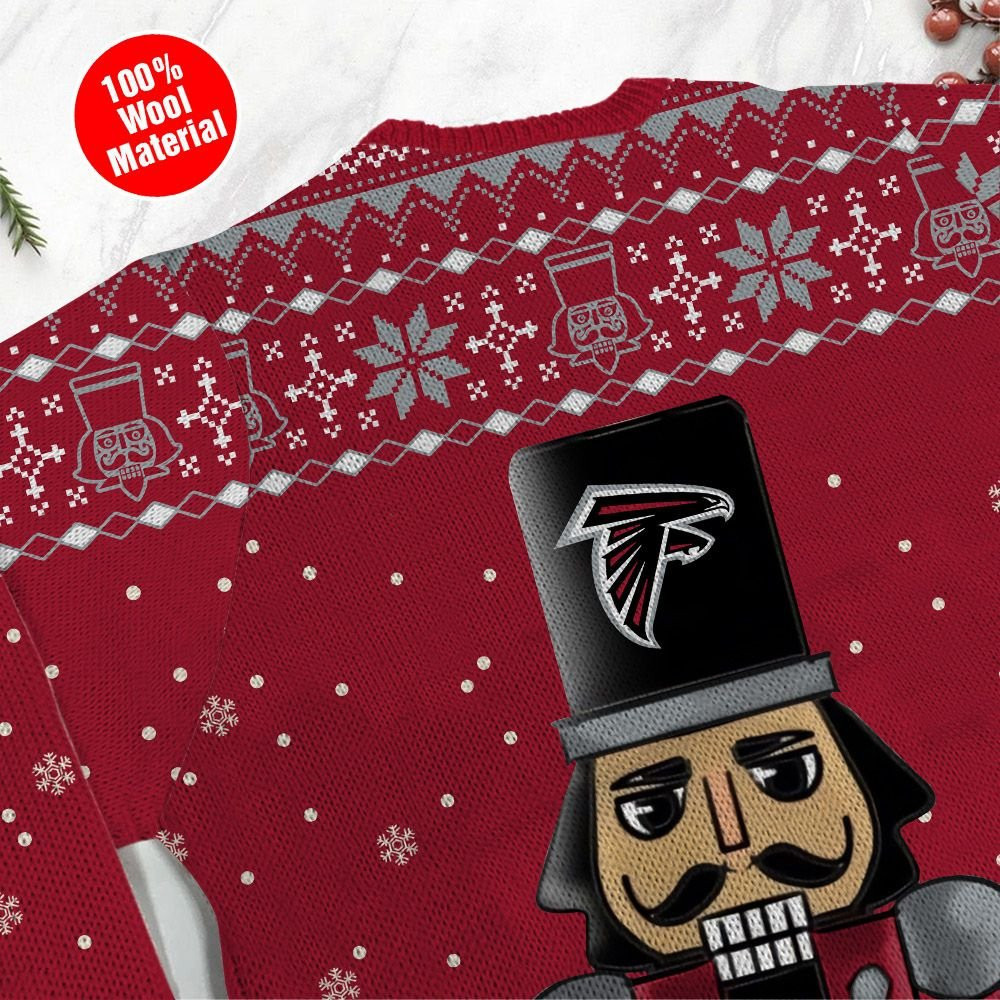 Atlanta Falcons I Am Not A Player I Just Crush Alot Ugly Christmas Sweater Adult 3D Funny Matching for family - Image 5