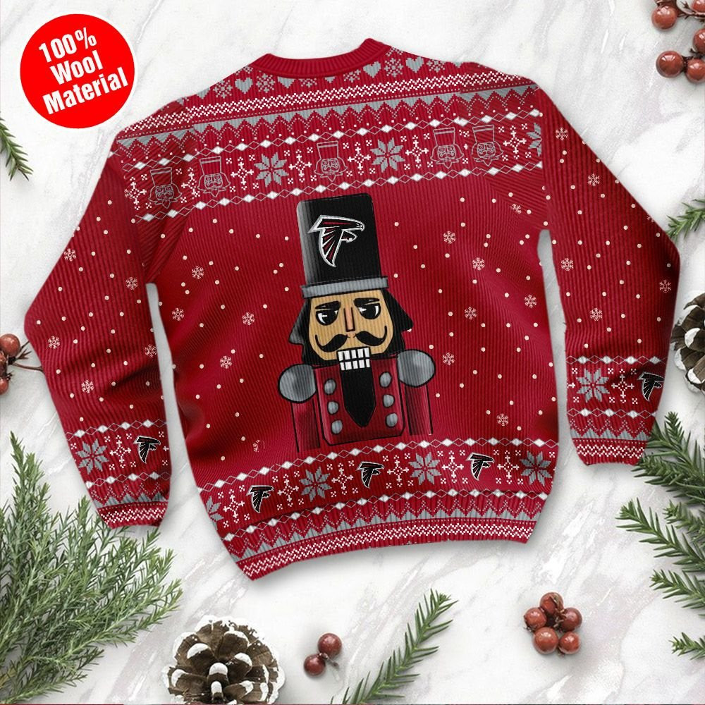 Atlanta Falcons I Am Not A Player I Just Crush Alot Ugly Christmas Sweater Adult 3D Funny Matching for family - Image 3