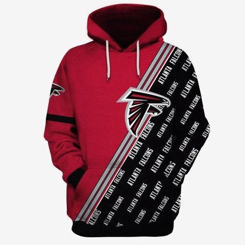 Atlanta Falcons Ncaa Football Many Logo 3D All Over Print Hoodie, Zip Hoodie