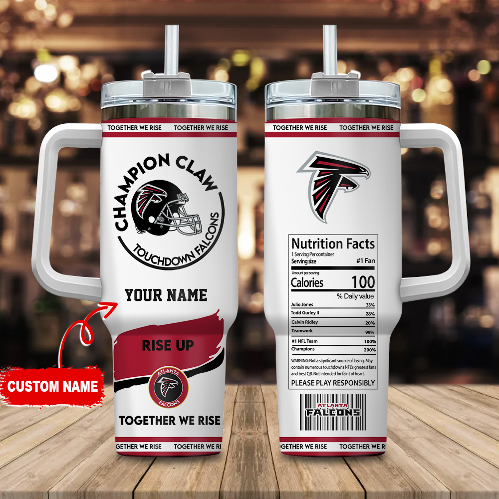 Atlanta Falcons NFL Champion Claw Custom Stanley Cup 40 oz 30 oz Tumbler With HandleTVC230130