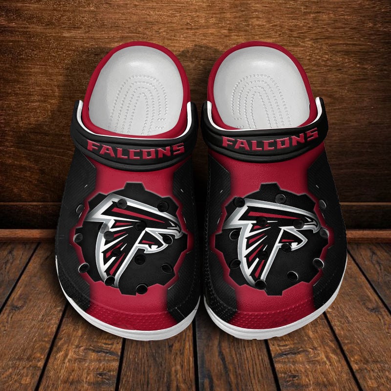 Atlanta Falcons NFL Crocs Crocband Clogs Shoes Comfortable For Men Women and Kids
