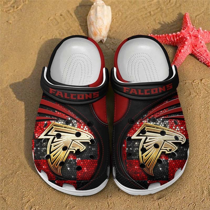 Atlanta Falcons NFL Crocs Crocband Clogs Shoes Comfortable For Men Women and Kids