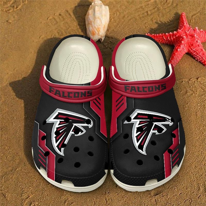 Atlanta Falcons NFL Crocs Crocband Clogs Shoes Comfortable For Men Women and Kids