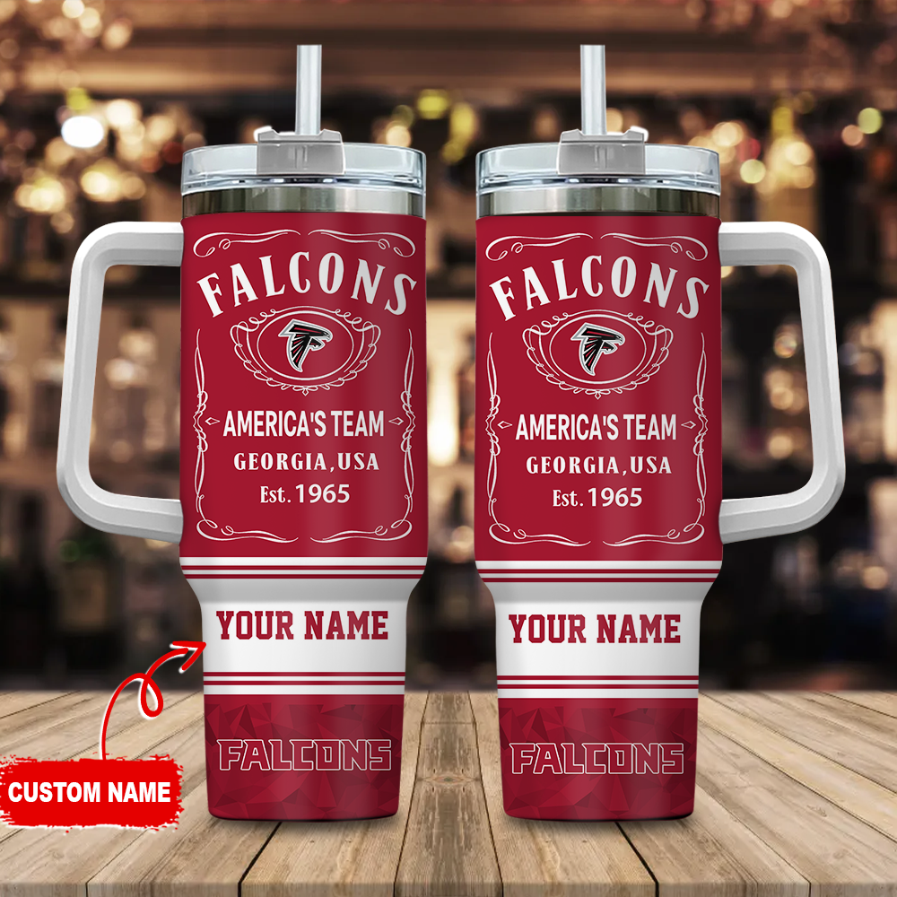 Atlanta Falcons NFL Custom Stanley Cup 40 oz 30 oz Tumbler With HandleTVC2301119