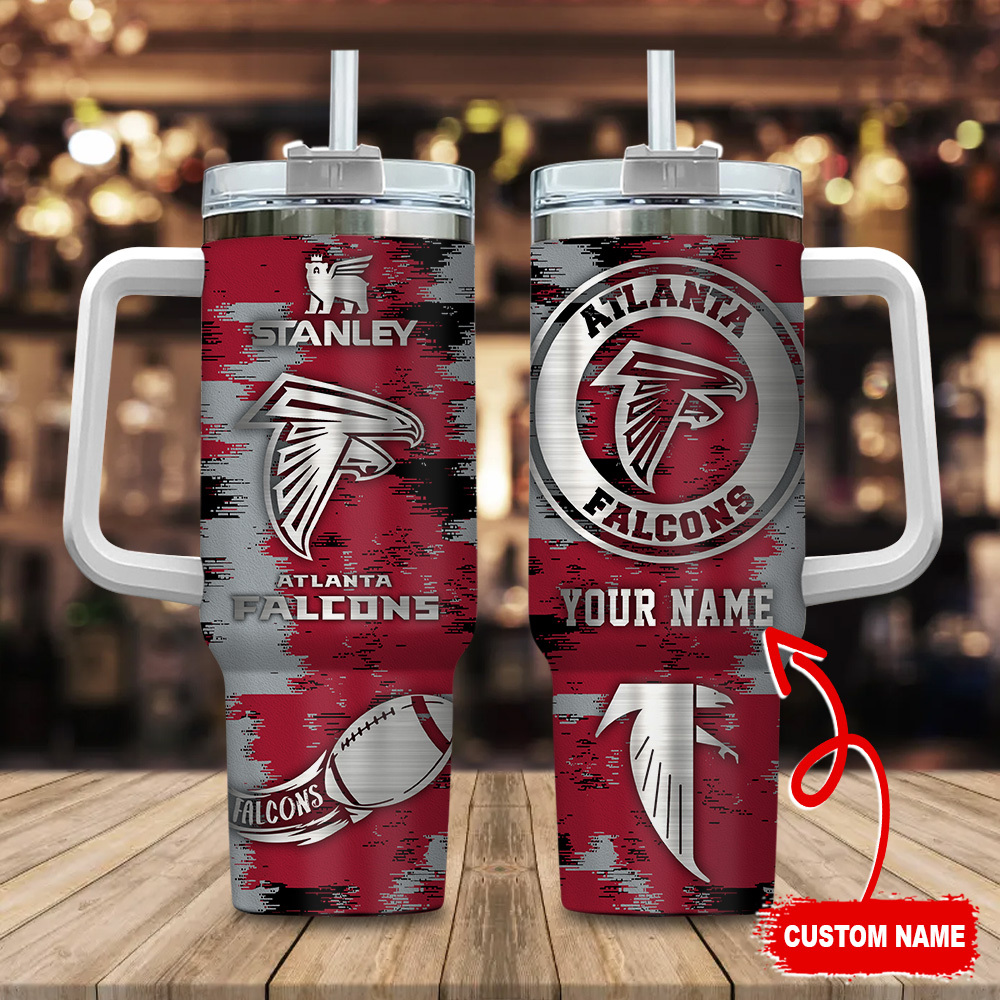 Atlanta Falcons NFL Custom Stanley Cup 40 oz 30 oz Tumbler With HandleTVC230148