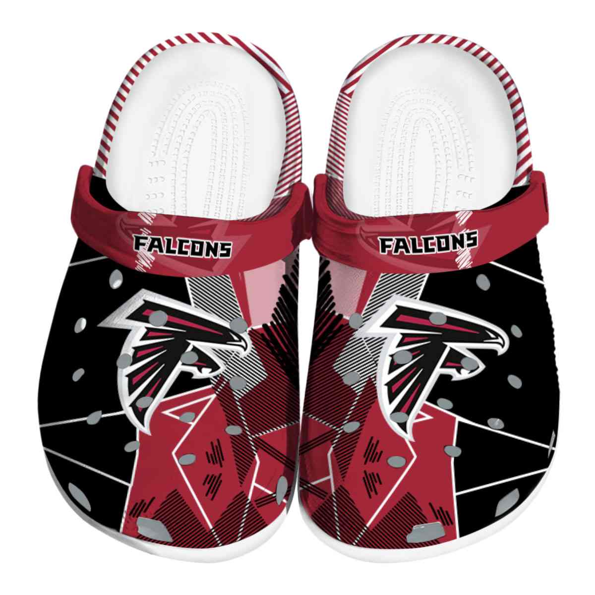Atlanta Falcons NFL Sport Crocs Crocband Clogs Shoes Comfortable For Men Women and Kids