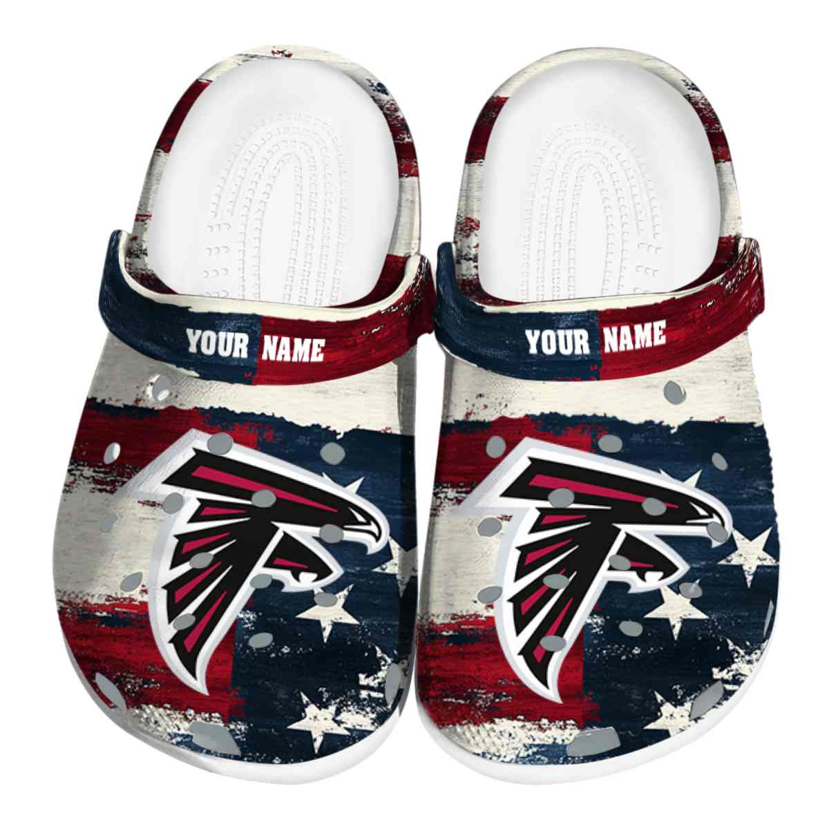 Atlanta Falcons NFL Sport Crocs Crocband Clogs Shoes Comfortable For Men Women and Kids