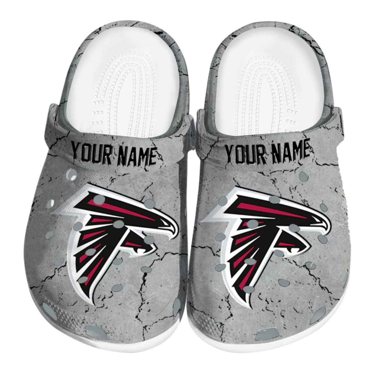 Atlanta Falcons NFL Sport Crocs Crocband Clogs Shoes Comfortable For Men Women and Kids