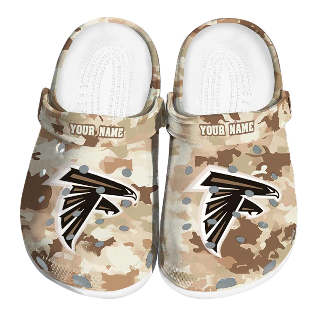 Atlanta Falcons NFL Sport Crocs Crocband Clogs Shoes Comfortable For Men Women and Kids