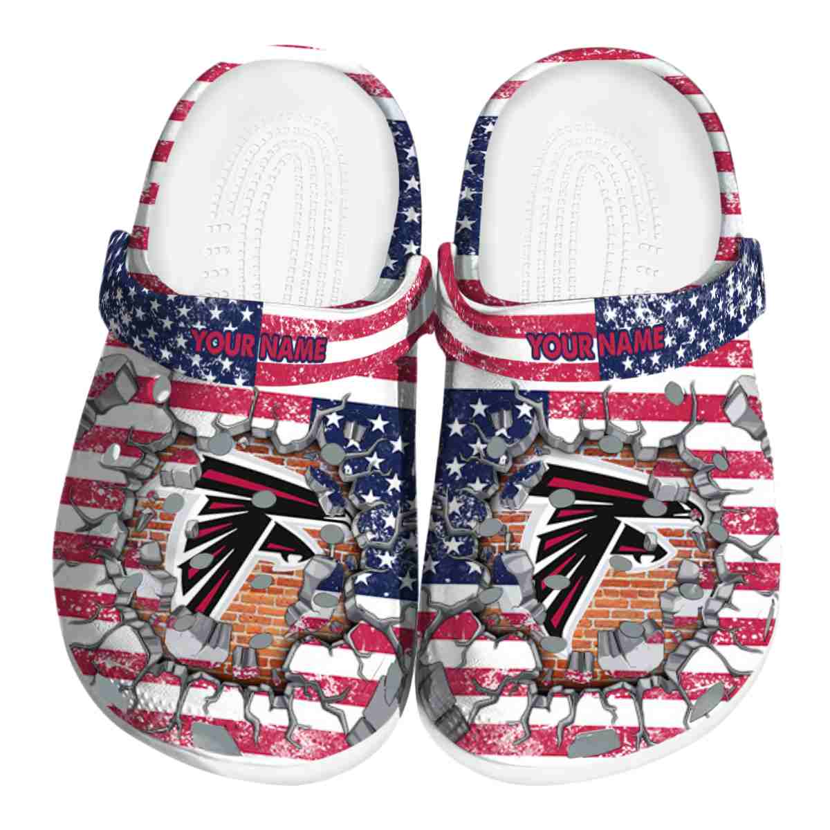 Atlanta Falcons NFL Sport Crocs Crocband Clogs Shoes Comfortable For Men Women and Kids
