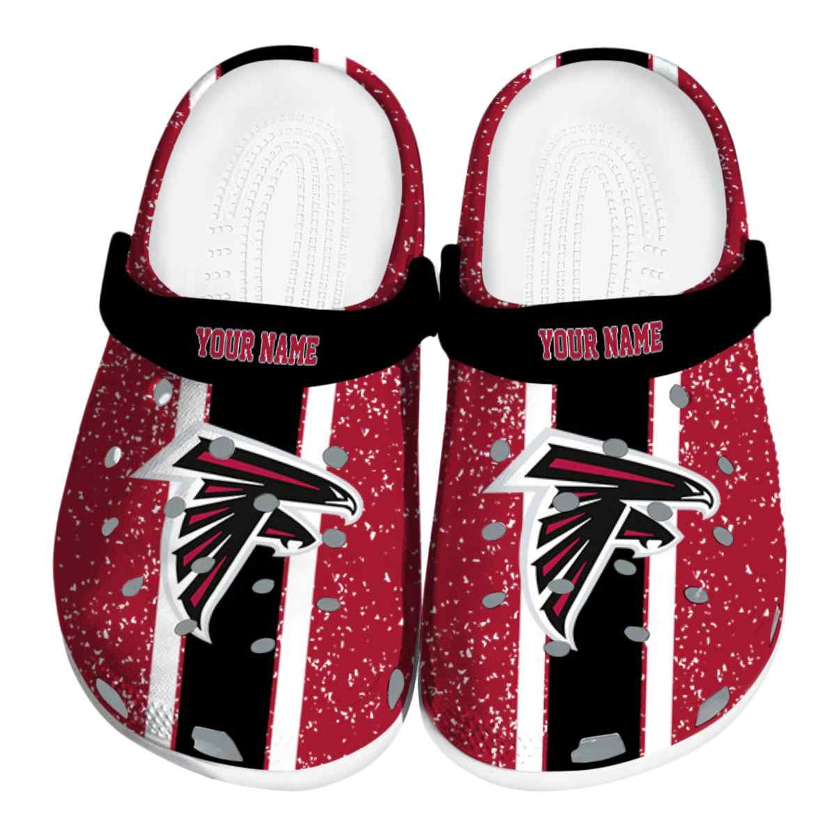 Atlanta Falcons NFL Sport Crocs Crocband Clogs Shoes Comfortable For Men Women and Kids