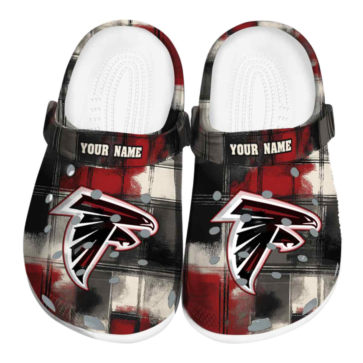 Atlanta Falcons NFL Sport Crocs Crocband Clogs Shoes Comfortable For Men Women and Kids