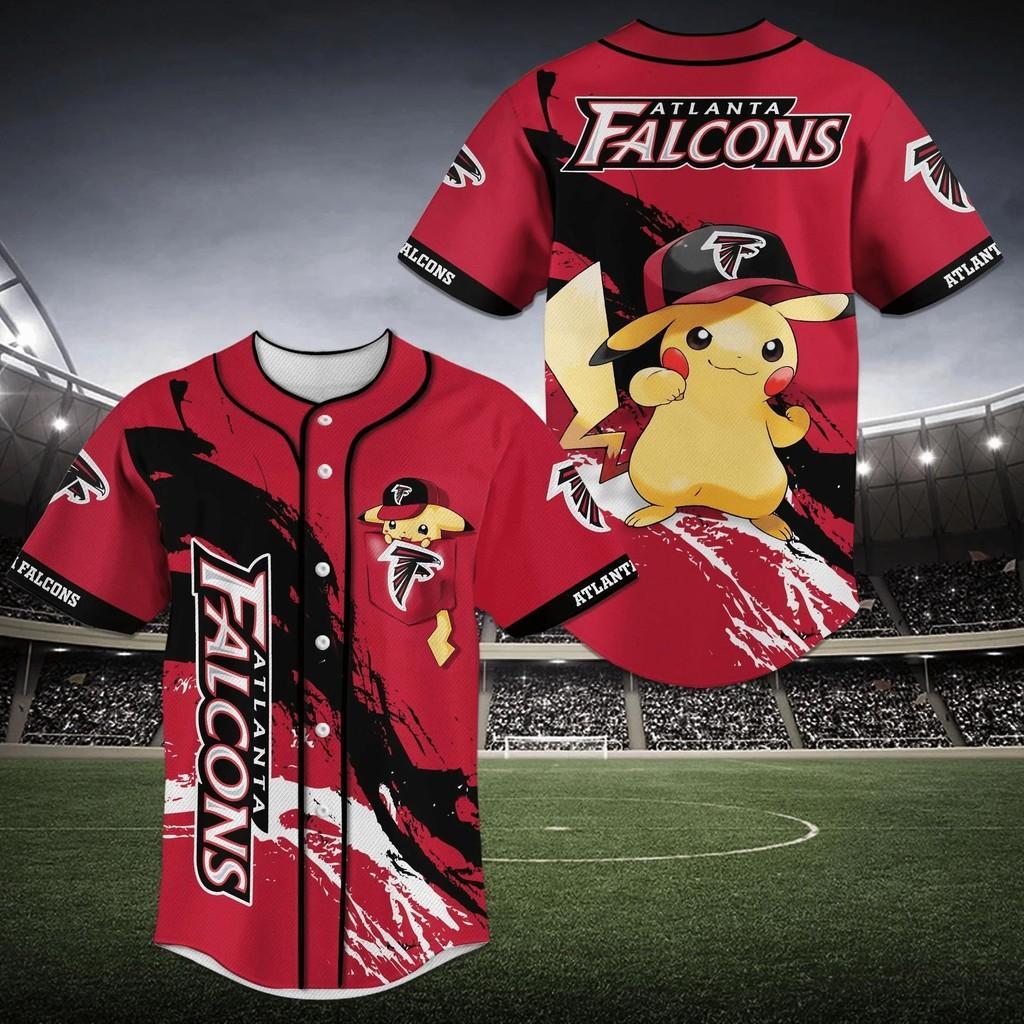 Atlanta Falcons NLF Baseball Jersey Shirt