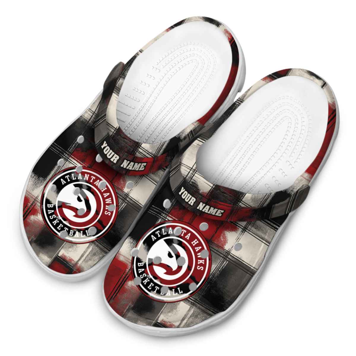 Atlanta Hawks NBA Sport Crocs Crocband Clogs Shoes Comfortable For Men Women and Kids - Image 4