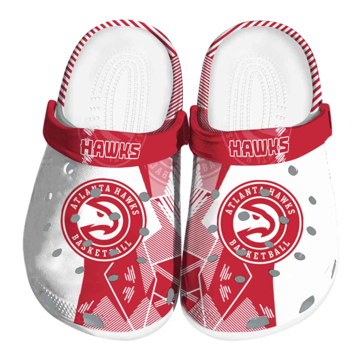 Atlanta Hawks NBA Sport Crocs Crocband Clogs Shoes Comfortable For Men Women and Kids