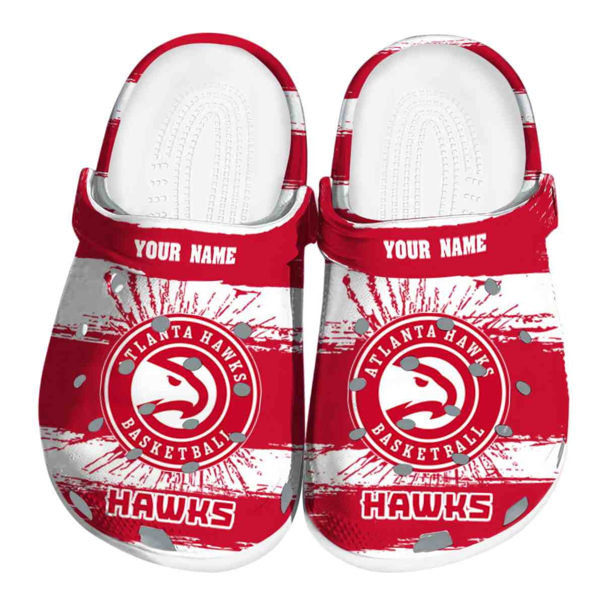 Atlanta Hawks NBA Sport Crocs Crocband Clogs Shoes Comfortable For Men Women and Kids