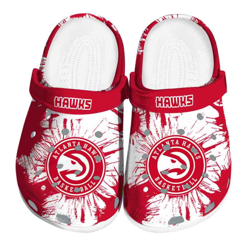 Atlanta Hawks Splatter Graphics ClogTVC1801832