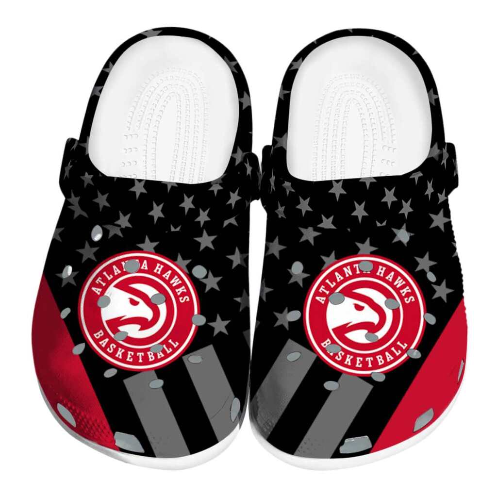 Atlanta Hawks Stellar Stripes Theme ClogTVC1801832