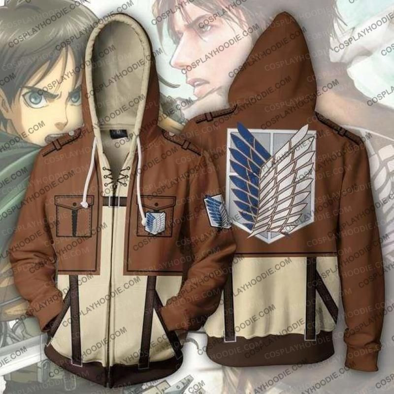 Attack on Titan 3D All Over Print Hoodie, Zip Hoodie