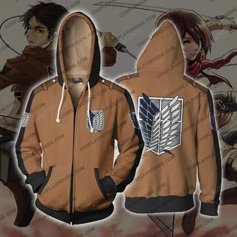 Attack on Titan 3D All Over Print Hoodie, Zip Hoodie