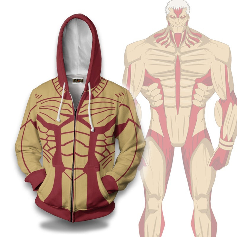 Attack On Titan Armored Titan 3D All Over Print Hoodie, Zip Hoodie