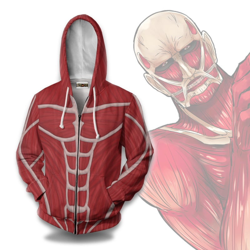 Attack On Titan Colossal Titan 3D All Over Print Hoodie, Zip Hoodie