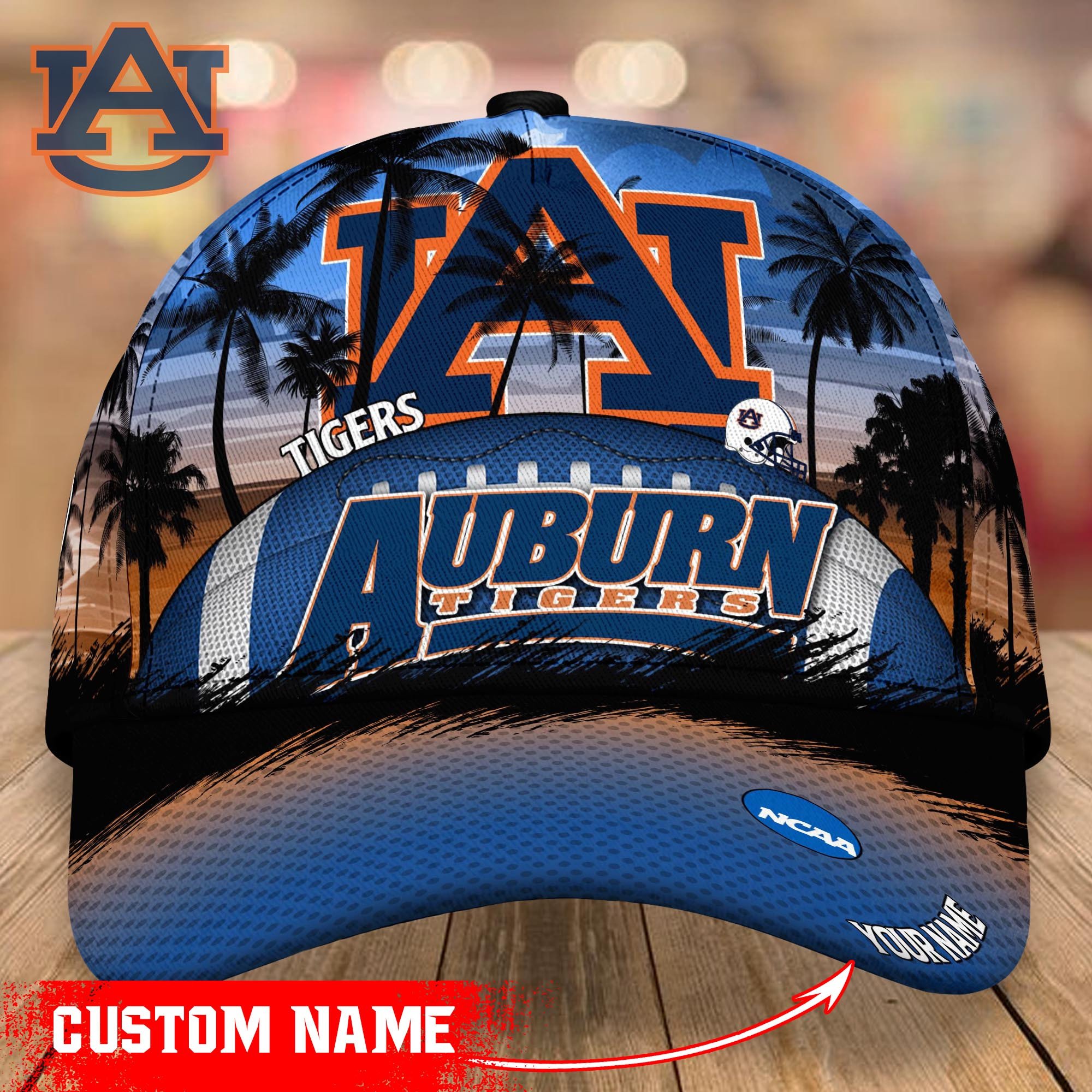 Auburn Tigers Custom Name Classic Caps Trucker Hats Custom Hats Gifts For Men & Women
