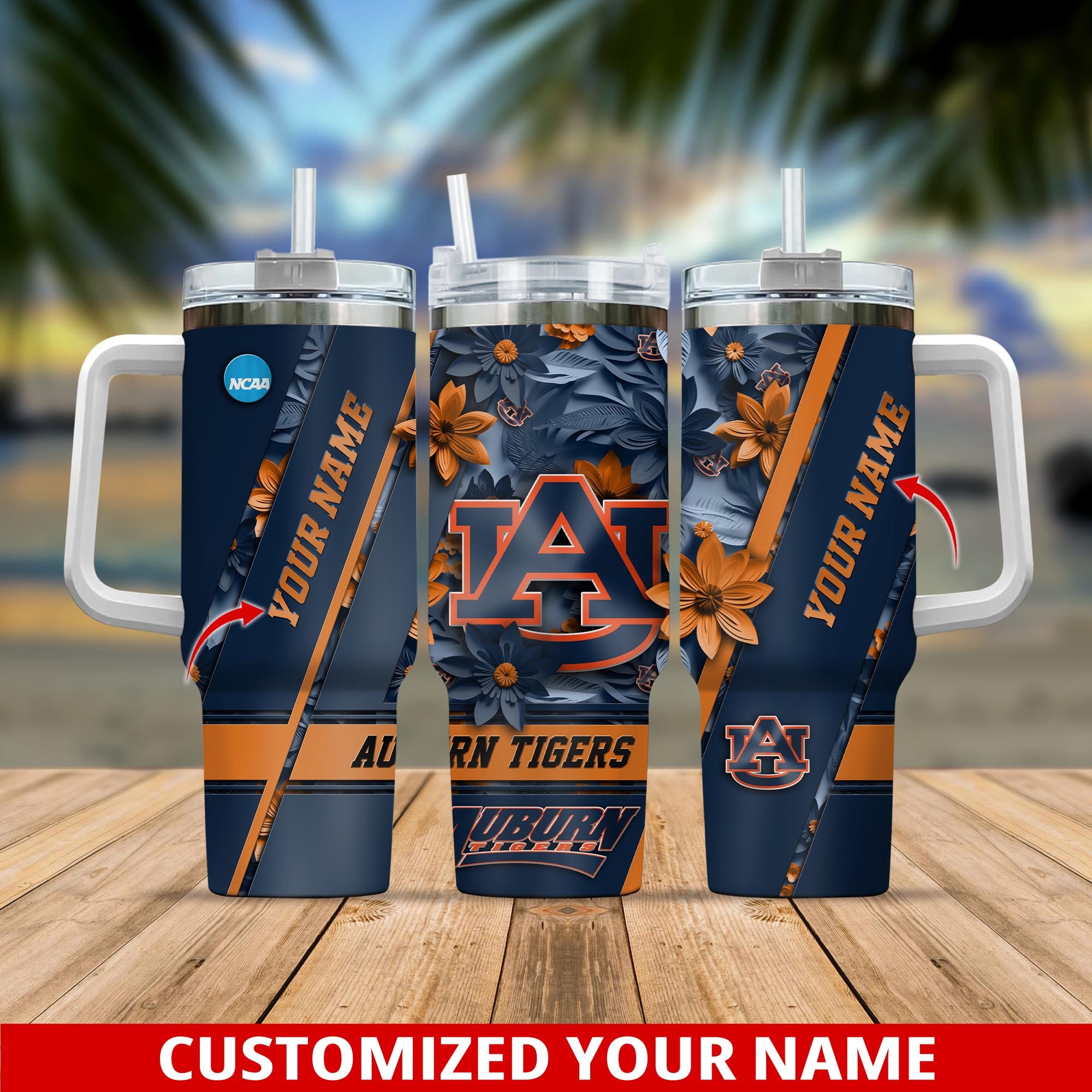 Auburn Tigers NCAA Custom Stanley Cup 40 oz 30 oz Tumbler With HandleTVC230102
