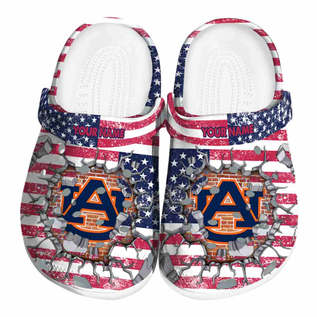 Auburn Tigers NCAA Sport Crocs Crocband Clogs Shoes Comfortable For Men Women and Kids