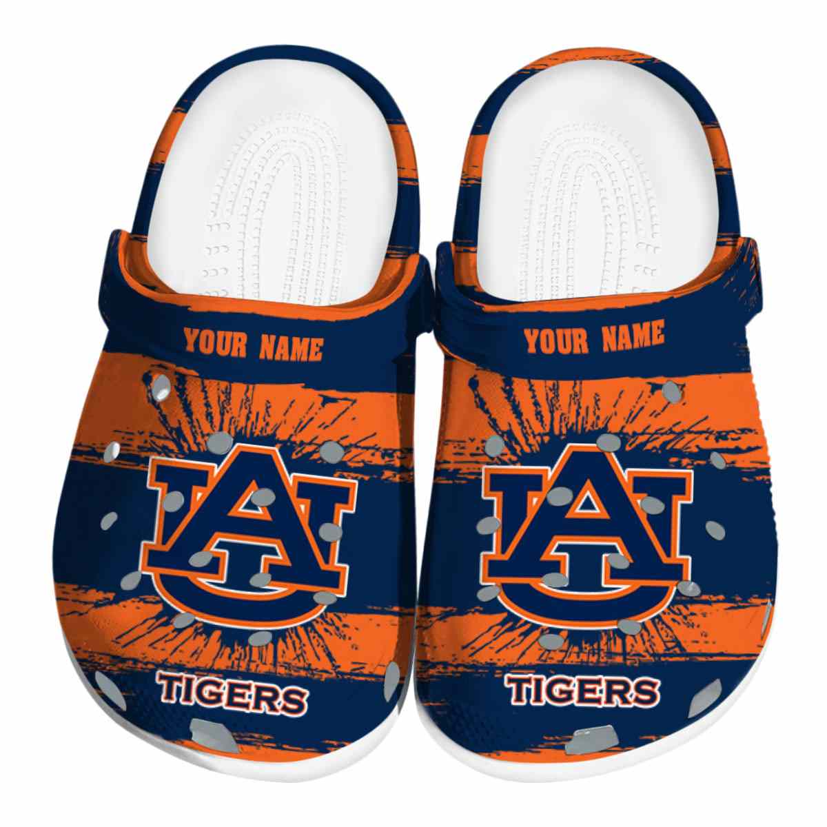 Auburn Tigers NCAA Sport Crocs Crocband Clogs Shoes Comfortable For Men Women and Kids