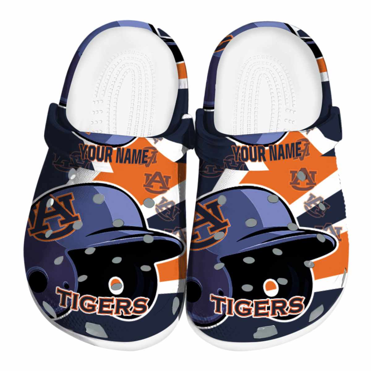 Auburn Tigers NCAA Sport Crocs Crocband Clogs Shoes Comfortable For Men Women and Kids