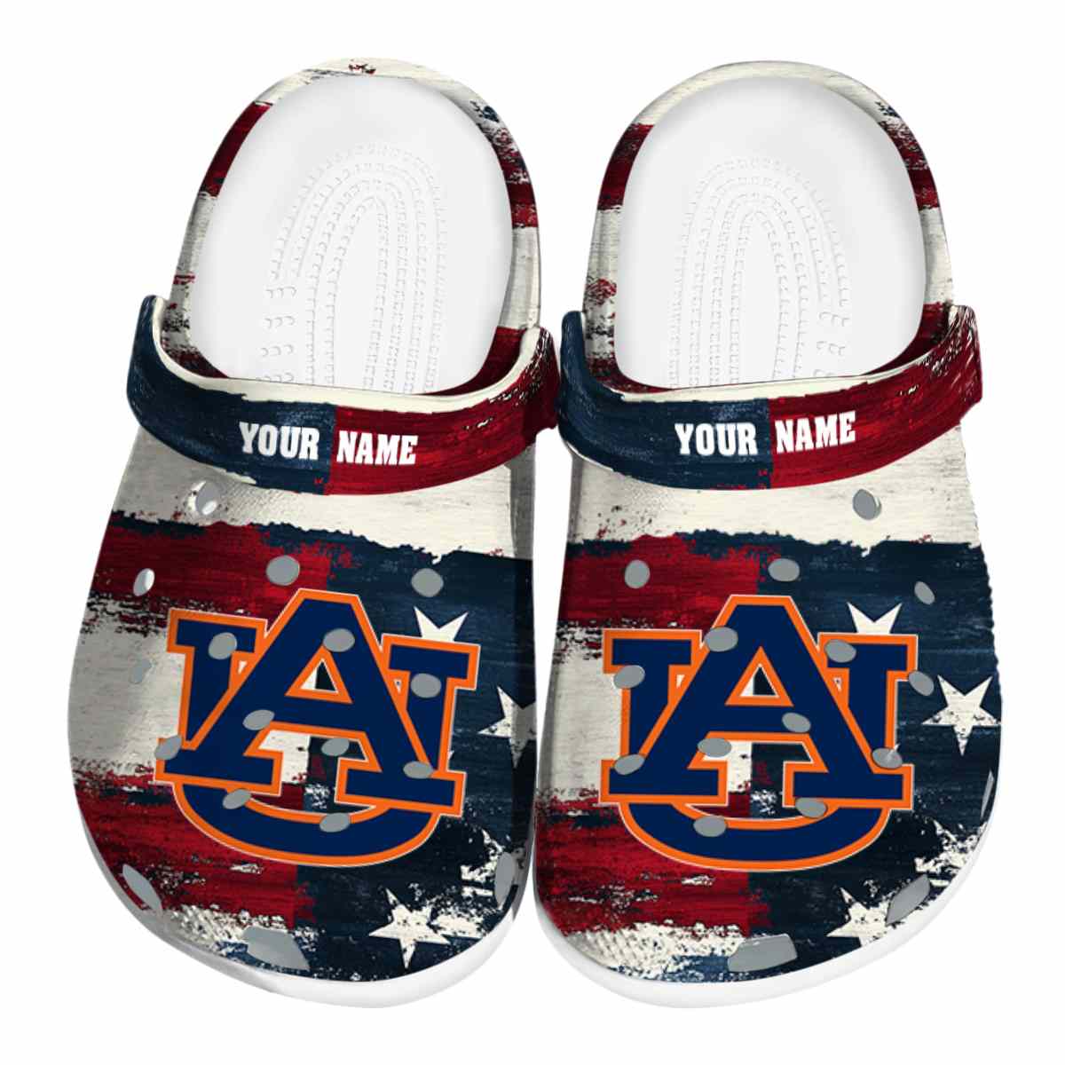 Auburn Tigers NCAA Sport Crocs Crocband Clogs Shoes Comfortable For Men Women and Kids