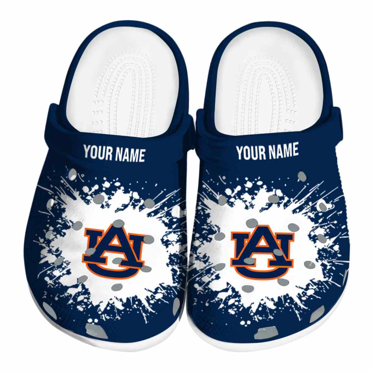Auburn Tigers NCAA Sport Crocs Crocband Clogs Shoes Comfortable For Men Women and Kids