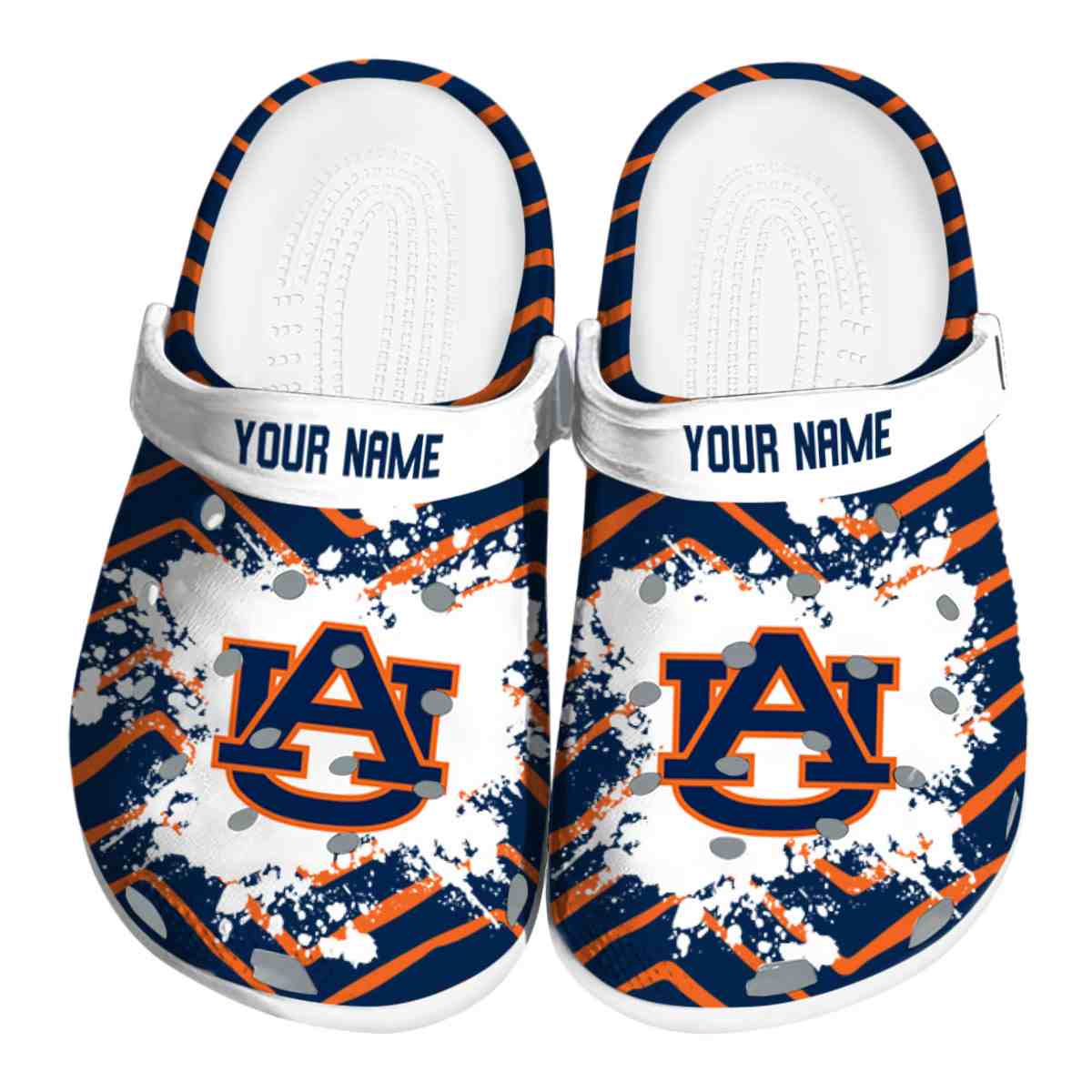 Auburn Tigers NCAA Sport Crocs Crocband Clogs Shoes Comfortable For Men Women and Kids
