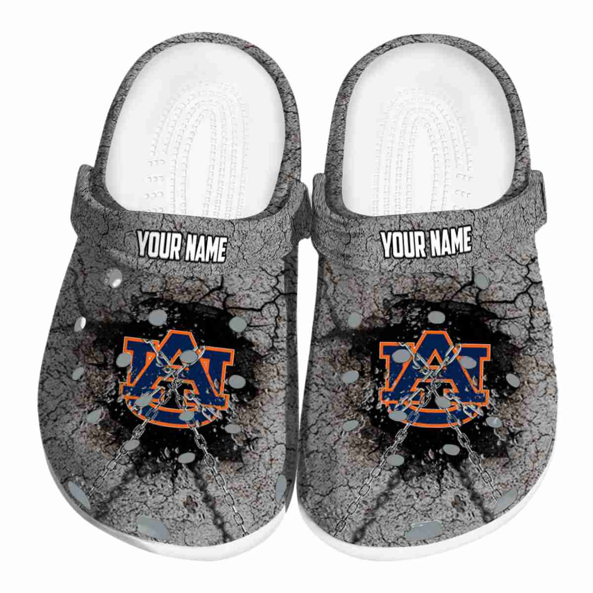 Auburn Tigers NCAA Sport Crocs Crocband Clogs Shoes Comfortable For Men Women and Kids