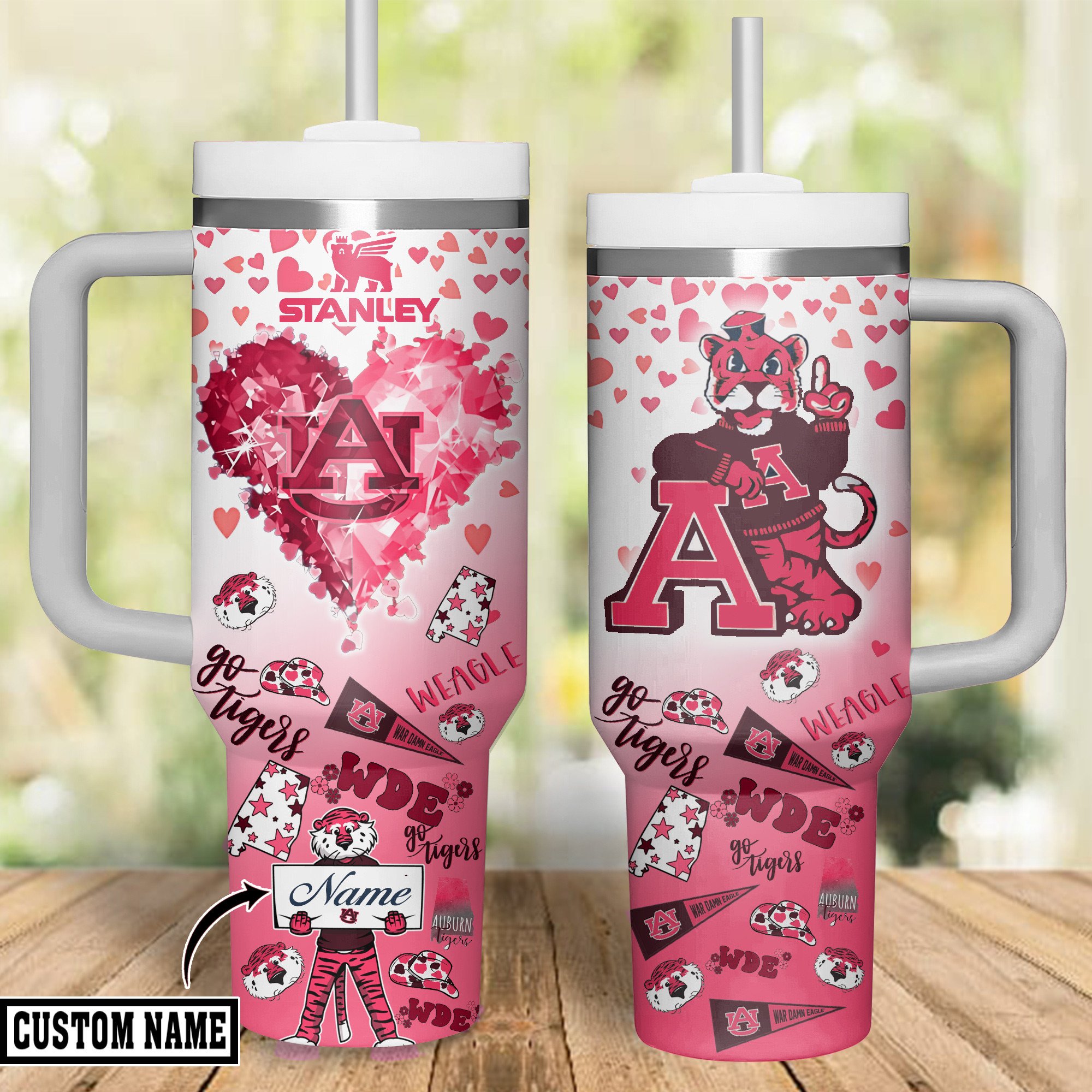 Auburn Tigers NCAA Sports Custom Stanley Cup 40 oz 30 oz Tumbler With HandleTVC2301314