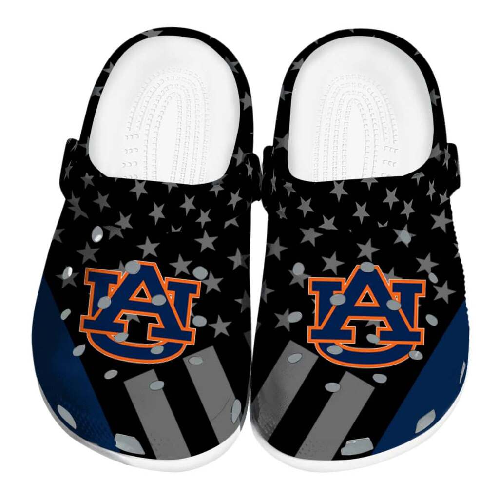 Auburn Tigers Stellar Stripes Theme ClogTVC180118