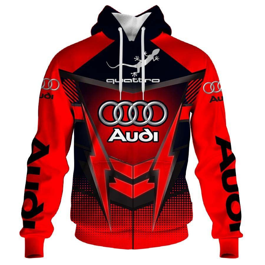 Audi 3D All Over Print Hoodie, Zip Hoodie
