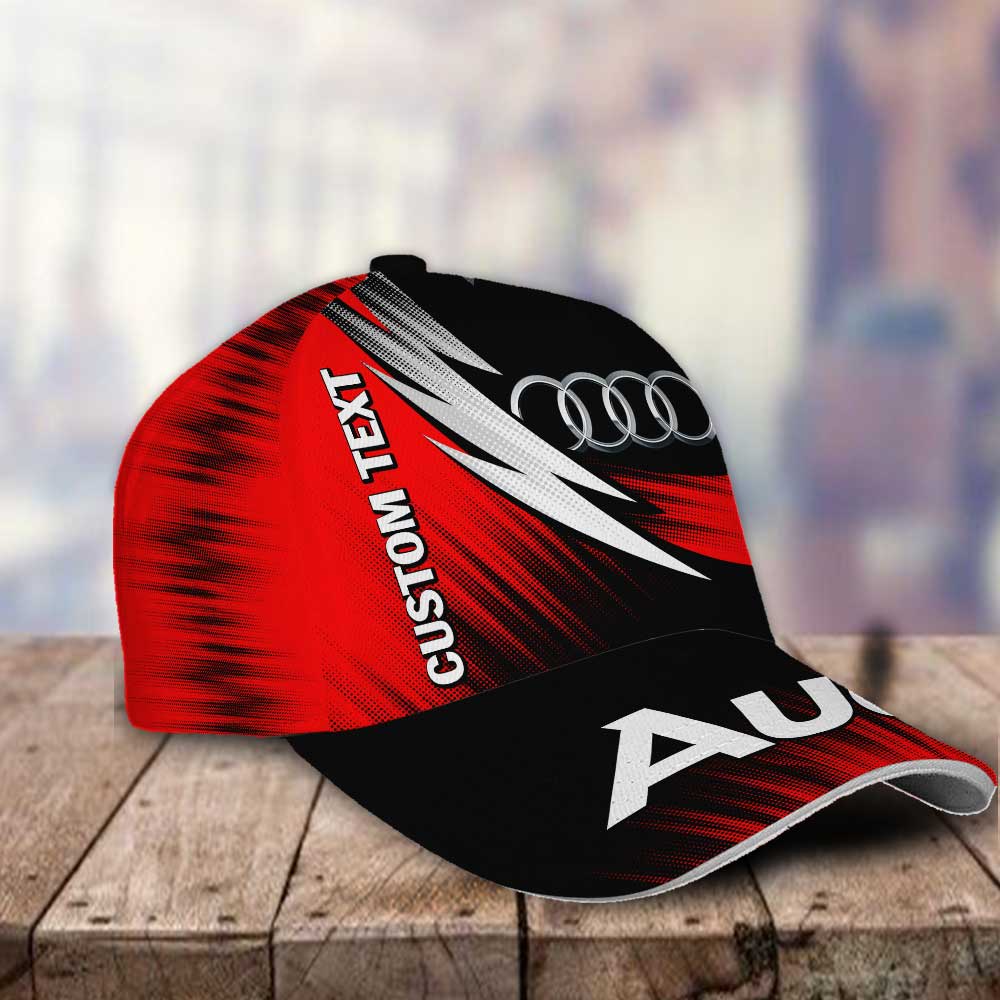 Audi Personalized Name 3D Classic Cap Hat Gift for Men Women Trucker Hats Custom Hats Gifts For Men & Women