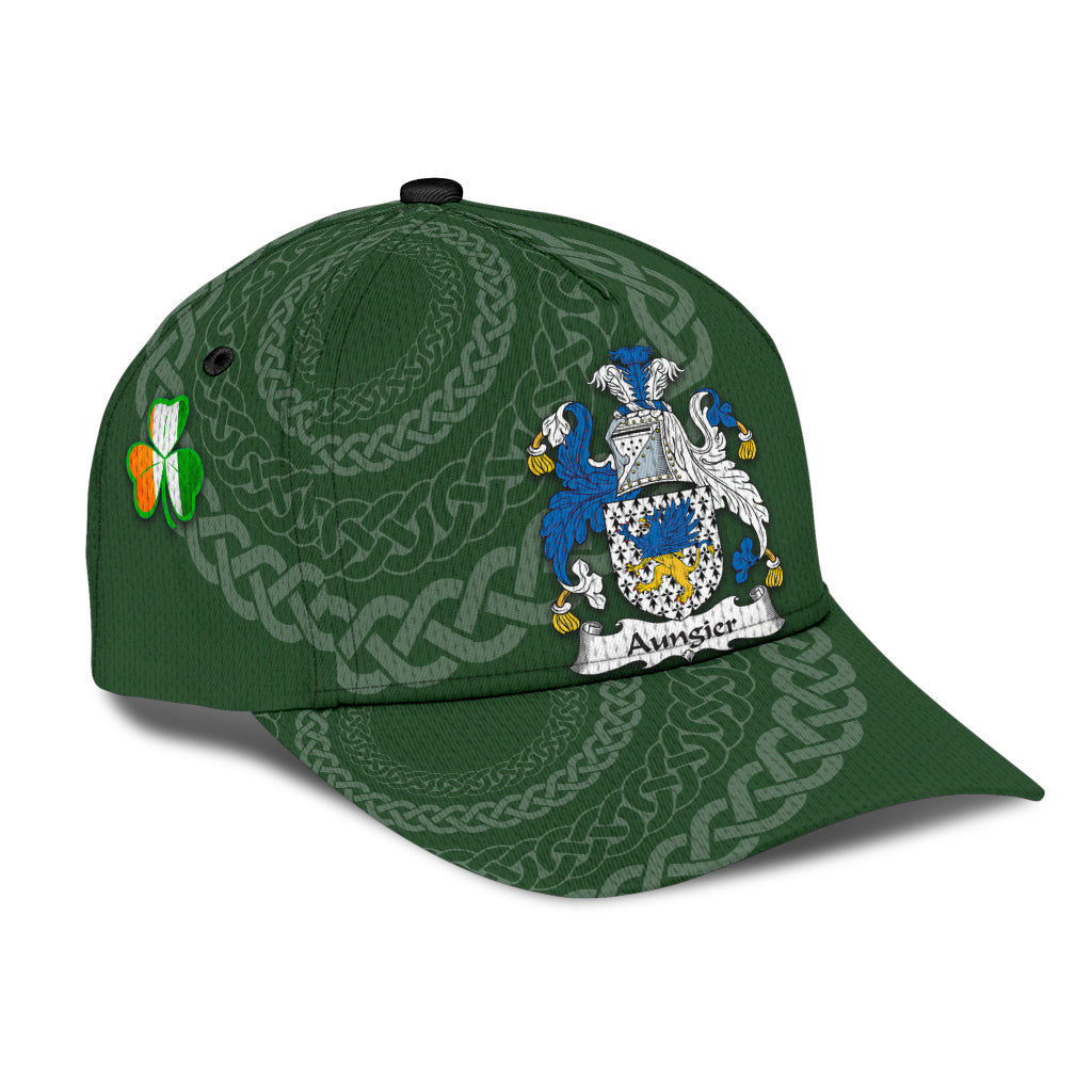 Aungier Coat Of Arms - Irish Family Crest St Patrick's Day Hat Classic Cap Trucker Hats Custom Hats Gifts For Men & Women